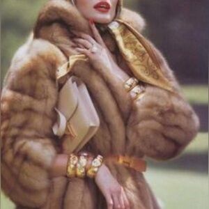 $8,000+ Saga Furs mid century true vintage mink cream brown beige winter coat